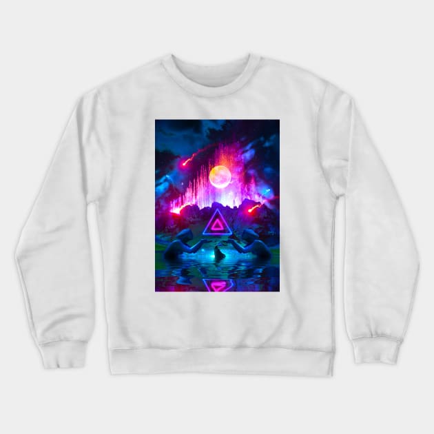 Fountain Crewneck Sweatshirt by LumiFantasy